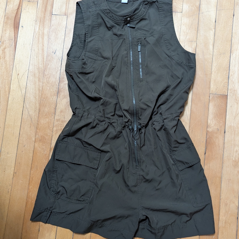 Old Navy Olive Green Sleeveless Romper